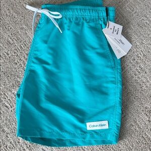 Calvin Klein Turquoise Swim Shorts